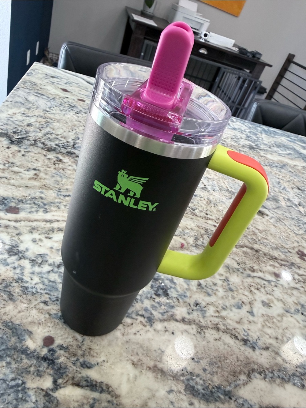 Stanley 30oz black & neon